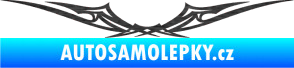 Samolepka Tetování 017 škrábaný kov černý