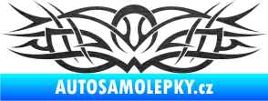 Samolepka Tetování 030 škrábaný kov černý