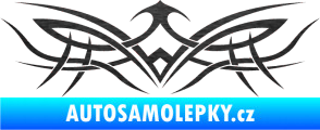 Samolepka Tetování 033 škrábaný kov černý