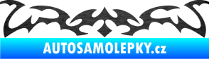Samolepka Tetování 049 škrábaný kov černý