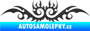 Samolepka Tetování 052 škrábaný kov černý