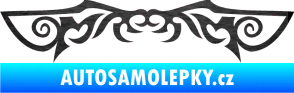 Samolepka Tetování 054 škrábaný kov černý