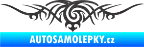 Samolepka Tetování 070 škrábaný kov černý