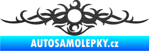 Samolepka Tetování 071 škrábaný kov černý