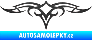Samolepka Tetování 081 škrábaný kov černý