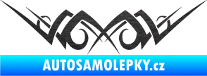 Samolepka Tetování 084 škrábaný kov černý