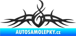 Samolepka Tetování 110 škrábaný kov černý