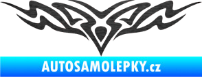 Samolepka Tetování 149 škrábaný kov černý