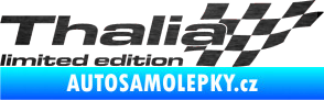Samolepka Thalia limited edition pravá škrábaný kov černý