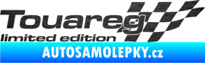 Samolepka Touareg limited edition pravá škrábaný kov černý