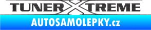 Samolepka Tuner extreme obrys škrábaný kov černý