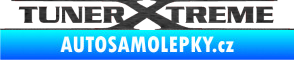 Samolepka Tuner extreme plny škrábaný kov černý