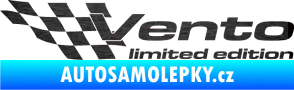 Samolepka Vento limited edition levá škrábaný kov černý