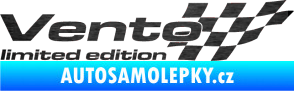 Samolepka Vento limited edition pravá škrábaný kov černý