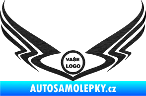 Samolepka Znak Tetování 003 škrábaný kov černý