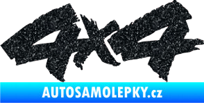 Samolepka 4x4 varianta 015 Ultra Metalic černá