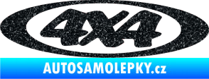 Samolepka 4x4 varianta 019 Ultra Metalic černá