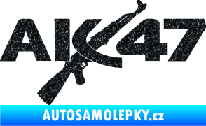 Samolepka AK 47 Ultra Metalic černá