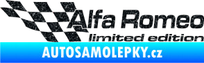Samolepka Alfa Romeo limited edition levá Ultra Metalic černá