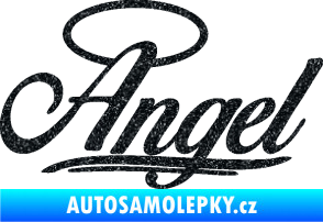 Samolepka Angel nápis Ultra Metalic černá