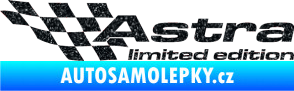 Samolepka Astra limited edition levá Ultra Metalic černá