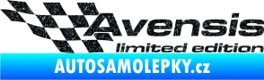 Samolepka Avensis limited edition levá Ultra Metalic černá