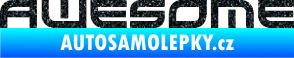 Samolepka Awesome Ultra Metalic černá