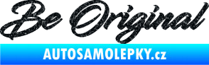 Samolepka Be Original nápis Ultra Metalic černá