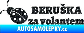 Samolepka Beruška za volantem Ultra Metalic černá