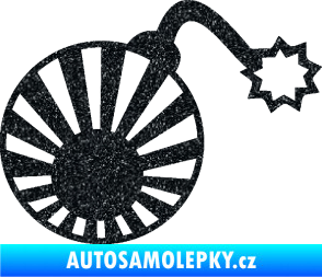 Samolepka Bomba 006 JDM pravá Ultra Metalic černá
