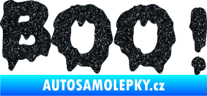 Samolepka Boo! Ultra Metalic černá