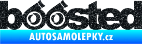 Samolepka Boosted turbo Ultra Metalic černá