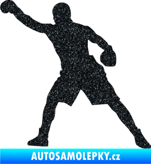 Samolepka Boxer 002 levá Ultra Metalic černá