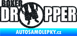 Samolepka Boxer dropper Ultra Metalic černá
