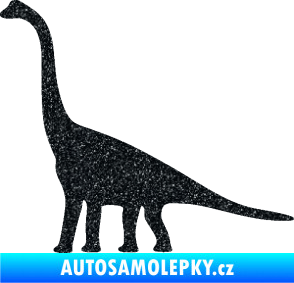Samolepka Brachiosaurus 001 levá Ultra Metalic černá