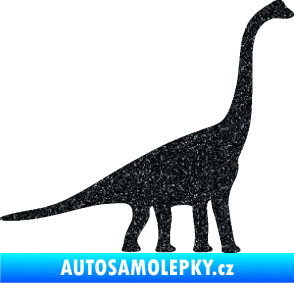 Samolepka Brachiosaurus 001 pravá Ultra Metalic černá