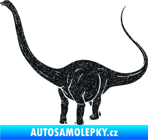 Samolepka Brachiosaurus 002 levá Ultra Metalic černá