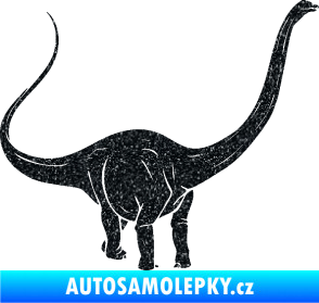 Samolepka Brachiosaurus 002 pravá Ultra Metalic černá