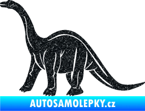 Samolepka Brachiosaurus 003 levá Ultra Metalic černá