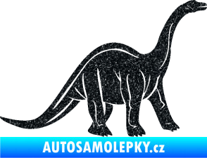 Samolepka Brachiosaurus 003 pravá Ultra Metalic černá