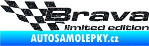 Samolepka Brava limited edition levá Ultra Metalic černá