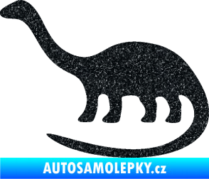 Samolepka Brontosaurus 001 levá Ultra Metalic černá