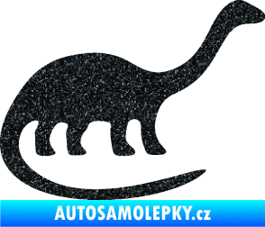 Samolepka Brontosaurus 001 pravá Ultra Metalic černá
