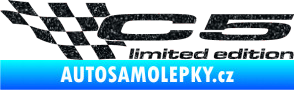 Samolepka C5 limited edition levá Ultra Metalic černá