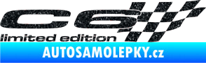 Samolepka C6 limited edition pravá Ultra Metalic černá