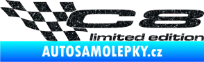 Samolepka C8 limited edition levá Ultra Metalic černá