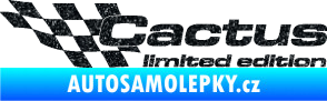 Samolepka Cactus limited edition levá Ultra Metalic černá
