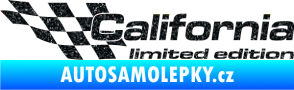 Samolepka California limited edition levá Ultra Metalic černá