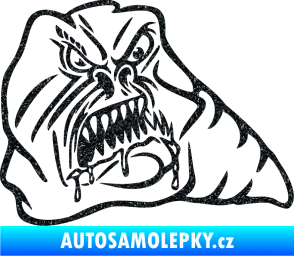 Samolepka Červ pravá Ultra Metalic černá