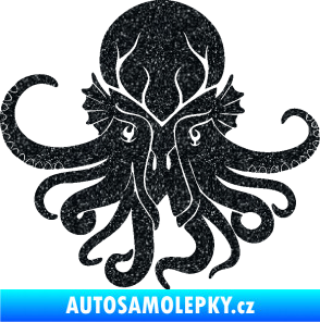 Samolepka Chobotnice 002 levá Ultra Metalic černá